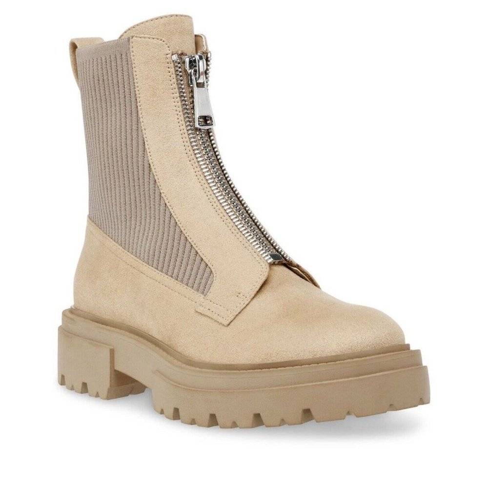 Steven by Steve Madden Aliyah Ankle Boots Suede Sweater